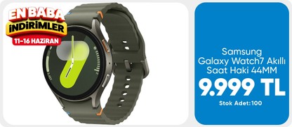 Samsung Samsung Galaxy Watch7 Akıllı Saat Haki 44MM SM-L310NZGATUR (Samsung Türkiye Garantili)