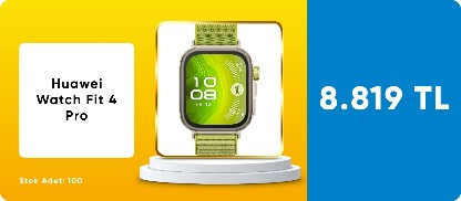 Huawei Watch Fit 4 Pro (Huawei Türkiye Garantili) - Yeşil