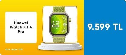 Huawei Watch Fit 4 Pro (Huawei Türkiye Garantili) - Yeşil