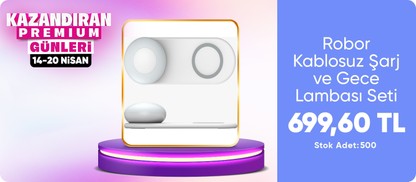 Robor Kablosuz Şarj ve Gece Lambası Seti WN300