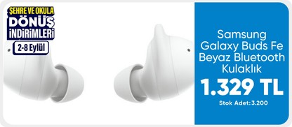 Samsung Galaxy Buds Fe Beyaz Bluetooth Kulaklık (Samsung Türkiye Garantili) SM-R400NZWATUR