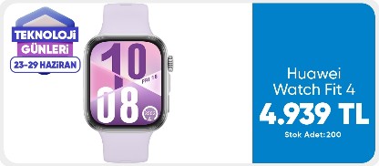 Huawei Watch Fit 4 (Huawei Türkiye Garantili) - Mor