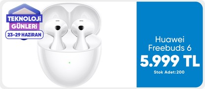Huawei Freebuds 6(Huawei Türkiye Garantili) - Beyaz