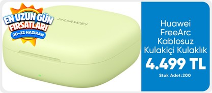 Huawei FreeArc Kablosuz Kulakiçi Kulaklık - Yeşil