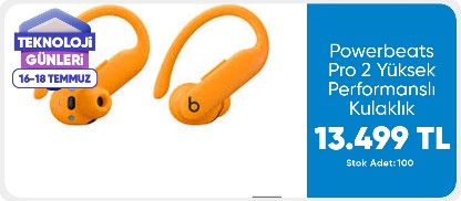 Beats Powerbeats Pro 2 Yüksek Performanslı Kulaklık Elektrik Turuncusu