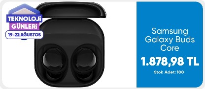 Samsung Galaxy Buds Core Siyah 1799 TL