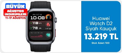 Huaweı Watch D2 # Siyah Kauçuk