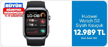 Huaweı Watch D2 # Siyah Kauçuk
