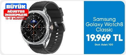 Samsung Galaxy Watch8 Classic Siyah SM-L500NZKATUR
