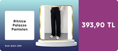 Ritnice Palazzo Pantolon 393 TL