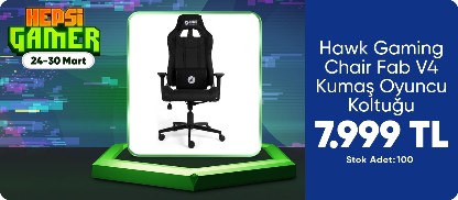 Hawk Gaming Chair Fab V4 Kumaş Oyuncu Koltuğu