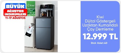 KWP-8570 Dijital Göstergeli Uzaktan Kumandalı Çay Demleme, Su Isıtma Fonksiyonlu Su Sebili