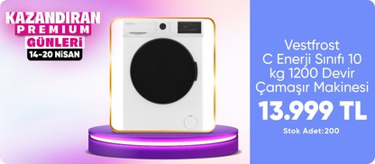 Vestfrost Vf cm 1022 Inv C Enerji Sınıfı 10 kg 1200 Devir Çamaşır Makinesi