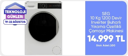 SEG Scm 10M12 Inv Çamaşır Makinesi