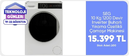 SEG Scm 10M12 Inv Çamaşır Makinesi