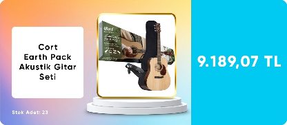Cort Earth Pack Akustik Gitar Seti
