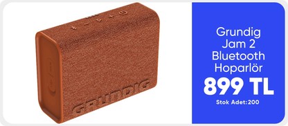 Grundig Jam 2 Bluetooth Hoparlör Turuncu