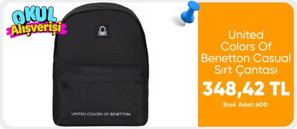 United Colors Of Benetton Casual Sırt Çantası / 7 Renk