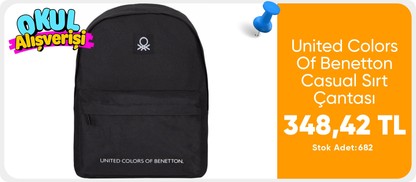 United Colors Of Benetton Casual Sırt Çantası / 7 Renk