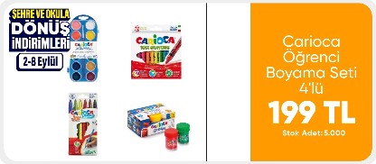 Carioca Öğrenci Boyama Seti
