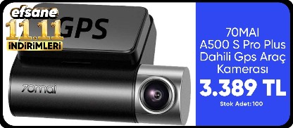 70MAI A500 S Pro Plus Dahili Gps Araç Kamerası
