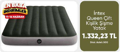 intex Queen Çift Kişilik Şişme Yatak