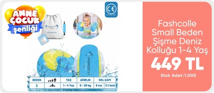 Fashcolle Small Beden Şişme Deniz Kolluğu 1-4 Yaş 