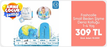 Fashcolle Small Beden Şişme Deniz Kolluğu 1-4 Yaş 