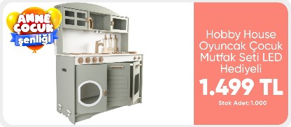 Hobby House Oyuncak Çocuk Mutfak Seti LED Hediyeli