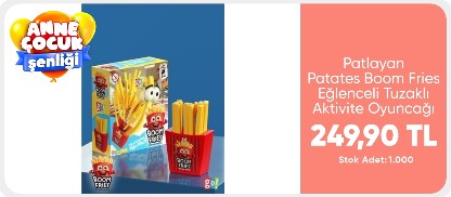 Go Toys Patlayan Patates Boom Fries Eğlenceli Tuzaklı Aktivite Oyuncağı