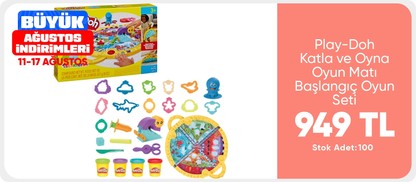Play-Doh Katla ve Oyna Oyun Matı Başlangıç Oyun Seti