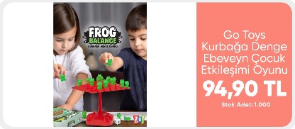 Go Toys Kurbağa Denge Ebeveyn Çocuk Etkileşimi Oyunu Eğitici Oyuncak Kutu Oyunu 94.9TL