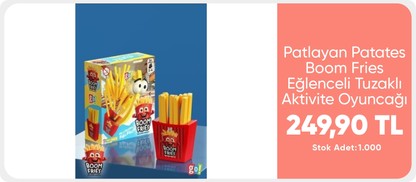 Go Toys Patlayan Patates Boom Fries Eğlenceli Tuzaklı Aktivite Oyuncağı