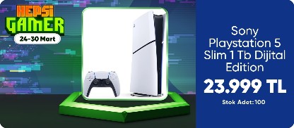 Sony Playstation 5 Slim 1 Tb Dijital Edition (İthalatçı Garantili)