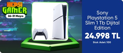 Sony Playstation 5 Slim 1 Tb Dijital Edition (İthalatçı Garantili)