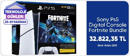 Sony Ps5 Dıgıtal Console/ Fortnıte Bundle