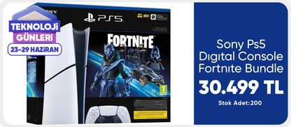 Sony Ps5 Dıgıtal Console/ Fortnıte Bundle