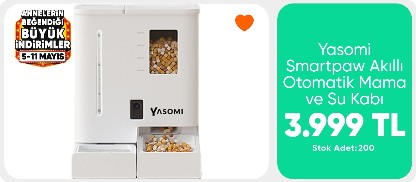 Yasomi DU-F03V Smartpaw Akıllı Otomatik Mama ve Su Kabı 3999 TL