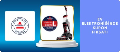 Bissell ev elektroniğinde Kupon Fırsatı