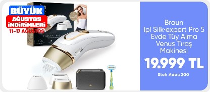 Braun Ipl Silk·expert Pro 5, Evde Tüy Alma, Çanta, Venus Tıraş Makinesi, 3 Başlık Ile, PL5242