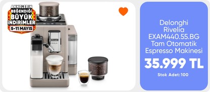 Delonghi Rivelia EXAM440.55.BG Tam Otomatik Espresso Makinesi