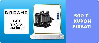 Dreame Halı Yıkama Makinesinde 500 TL Kupon Fırsatı