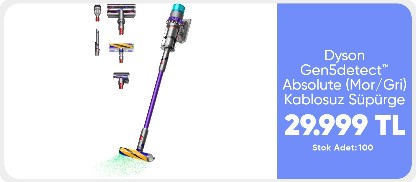 Dyson Gen5detect™ Absolute (Mor/Gri) Kablosuz Süpürge