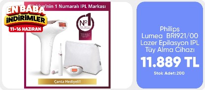 Philips Lumea BRI921/00 Lazer Epilasyon IPL Tüy Alma Cihazı+Kaş Düzeltici,Yüz+Vücut+Hassas Bölge Kullanımı