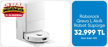 Roborock Qrevo L Akıllı Robot süpürge