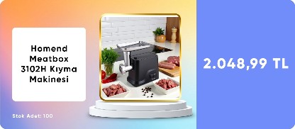 Homend Meatbox 3102H Kıyma Makinesi