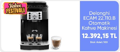 DeLonghi ECAM 22.110.B Otomatik Kahve Makinesi