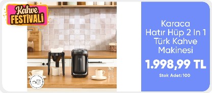 KARACA Tam Otomatik Espresso Makinesi 20 Sıcak ve Soğuk İçecek, Renkli Dokunmatik Ekran