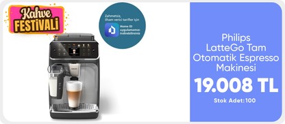 Philips Tam Otomatik Espresso Makinesi 20 Sıcak ve Soğuk İçecek, Renkli Dokunmatik Ekran