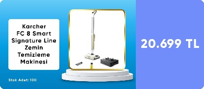 Karcher FC 8 Smart Signature Line Zemin Temizleme Makinesi
